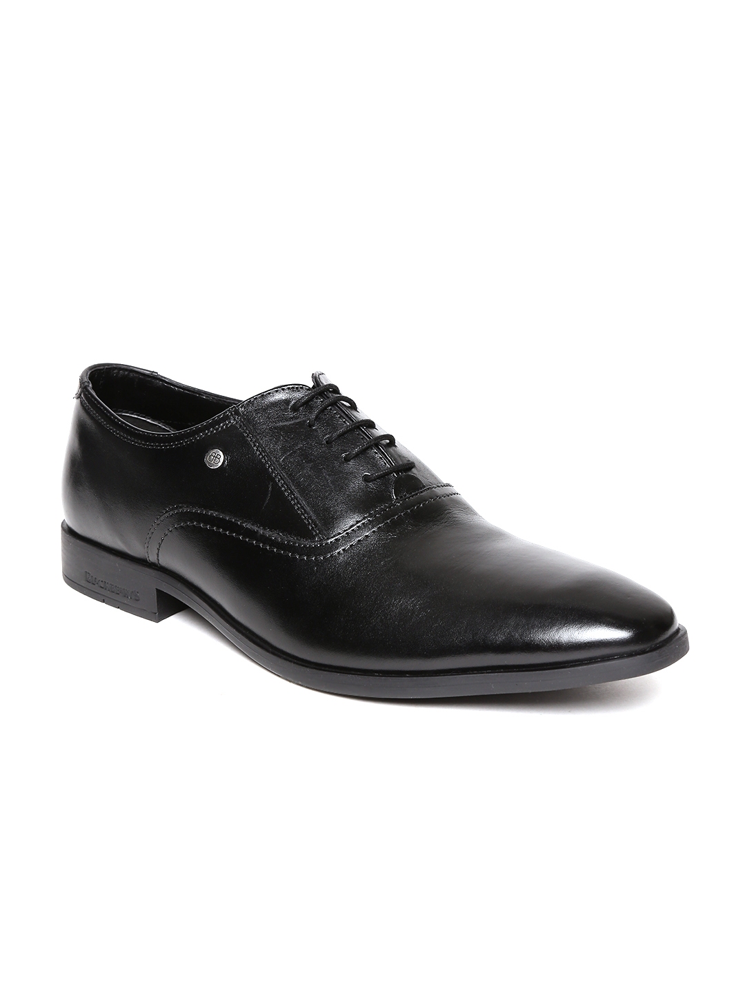 Buy Blackberrys Men Black Genuine Leather Formal Oxfords - Formal Shoes ...