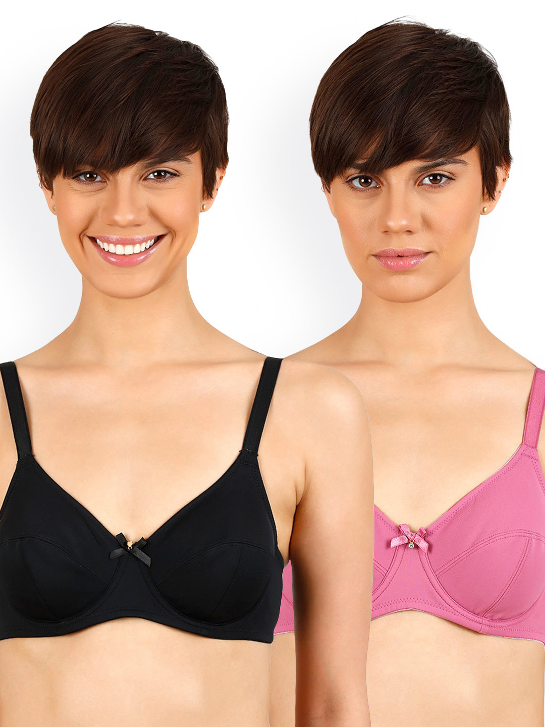 Buy Zivame Pack Of 2 Underwired Non Padded Minimizer Bras ZI1069CORE Bra for Women 2409142
