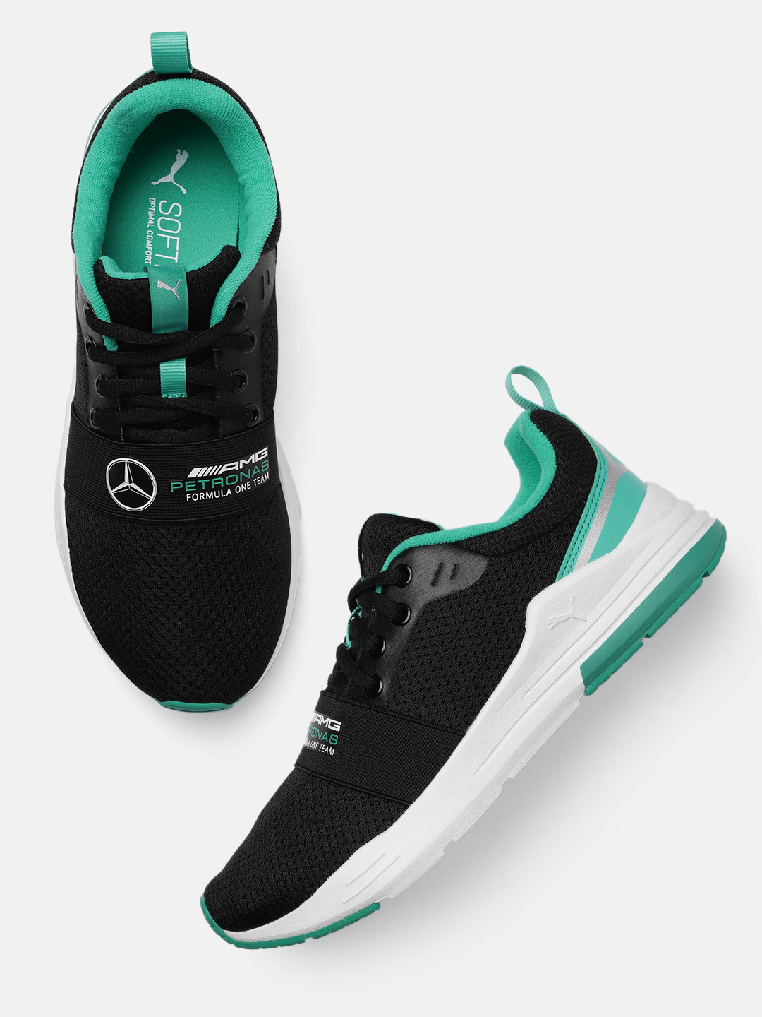 Buy PUMA Motorsport Unisex AMG Petronas F1 Wired Run Sneakers - Casual ... - Suburban Alf Hanlis J Caps Wired Casual Sneaks