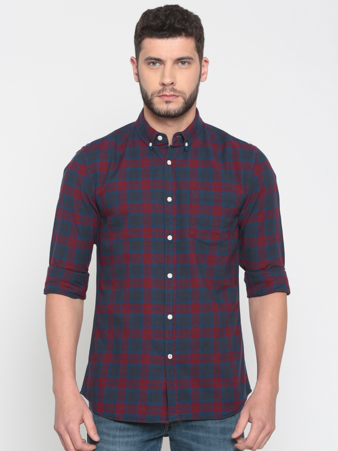 jack and jones checked shirt