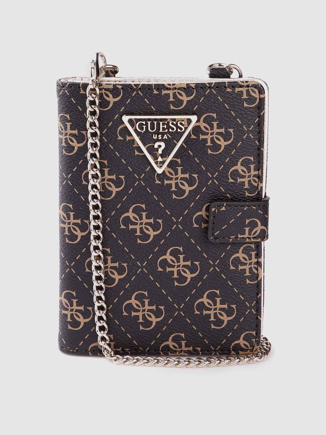 Buy GUESS Brand Logo Printed Passport Holder Wallets for Women
