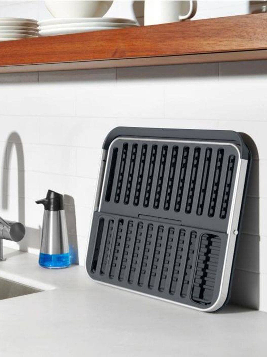Buy OXO Grey Good Grips Folding Dish Rack Kitchen Tools for Unisex