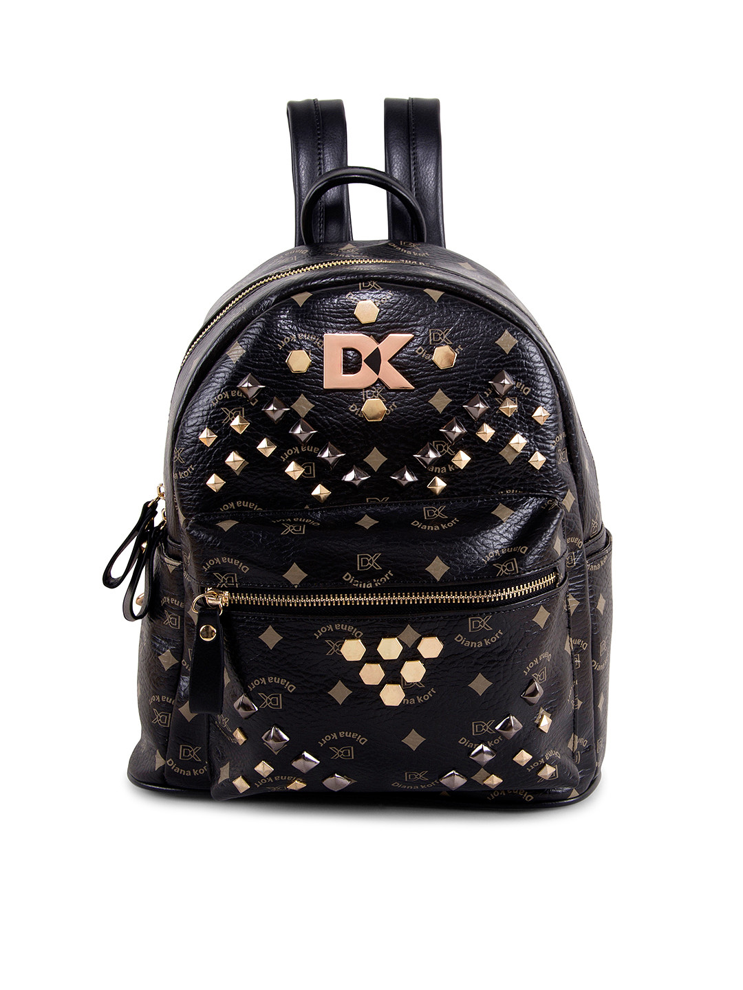Buy Diana Korr Women Black Solid Backpack Backpacks for Women 2410568
