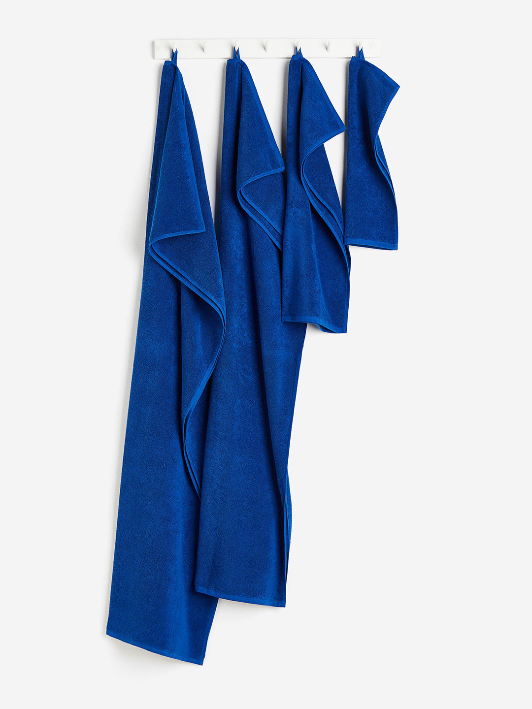 Buy H&M Blue Cotton Terry Bath Sheet Bath Towels for Unisex 24112864