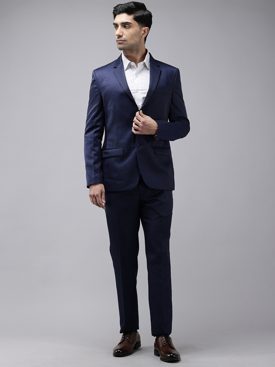 Park Avenue Single Breasted Slim Fit 3-Piece Party Wear Suit main image 0