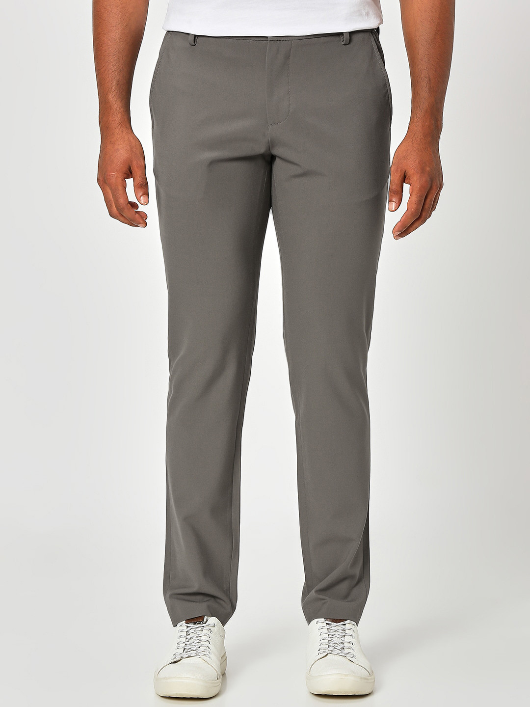 Buy Mufti Men Slim Fit Mid Rise Chinos - Trousers for Men 24173500 | Myntra