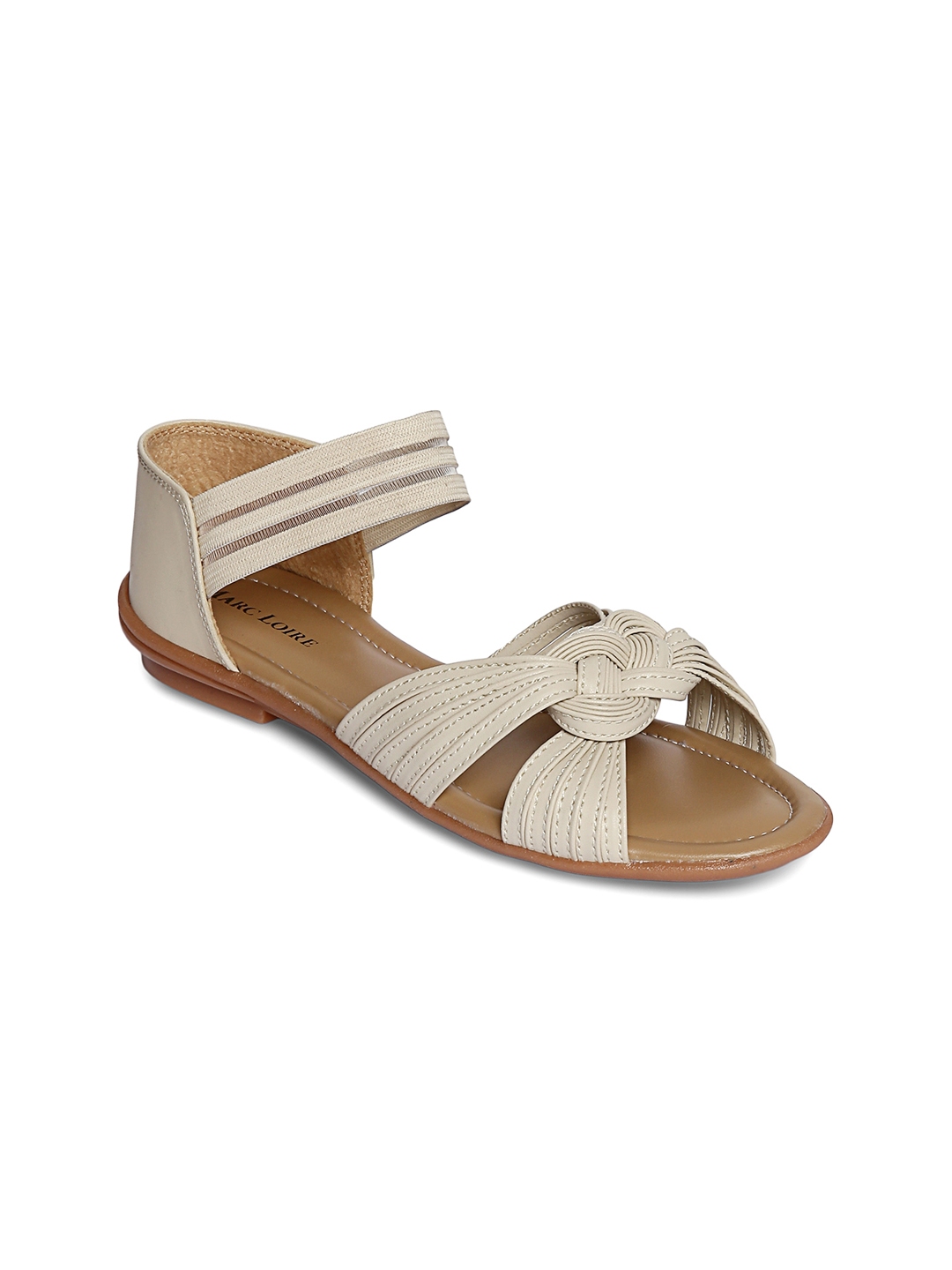 open toe flats myntra