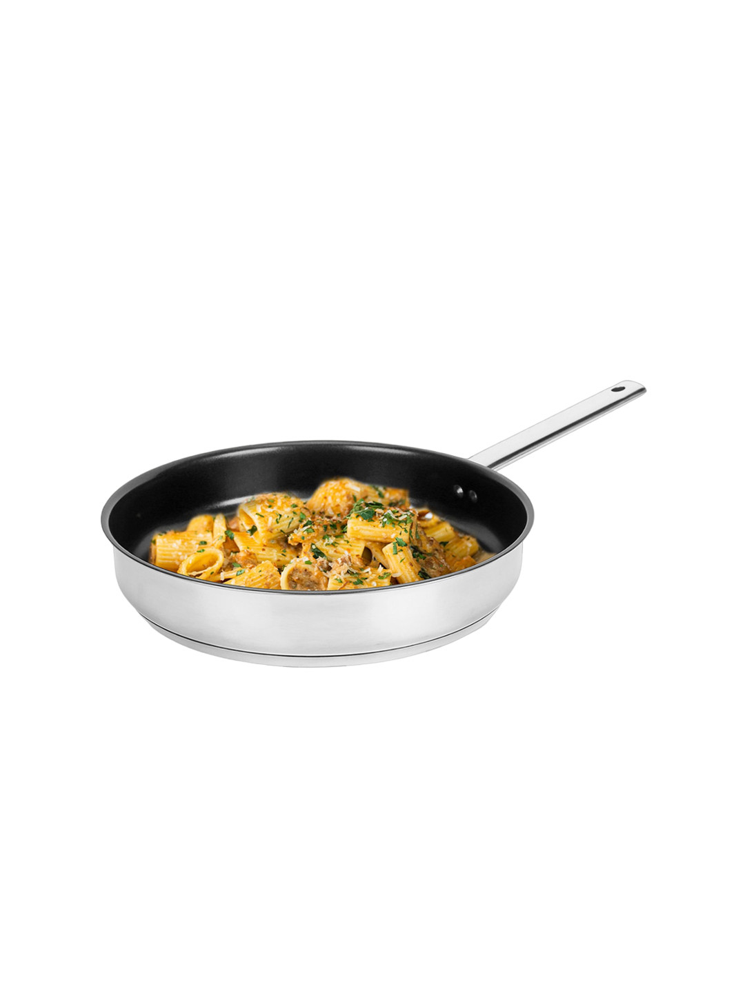 Buy Anko Black Non Stick Stainless Steel Kadhai Or Wok Cookware for