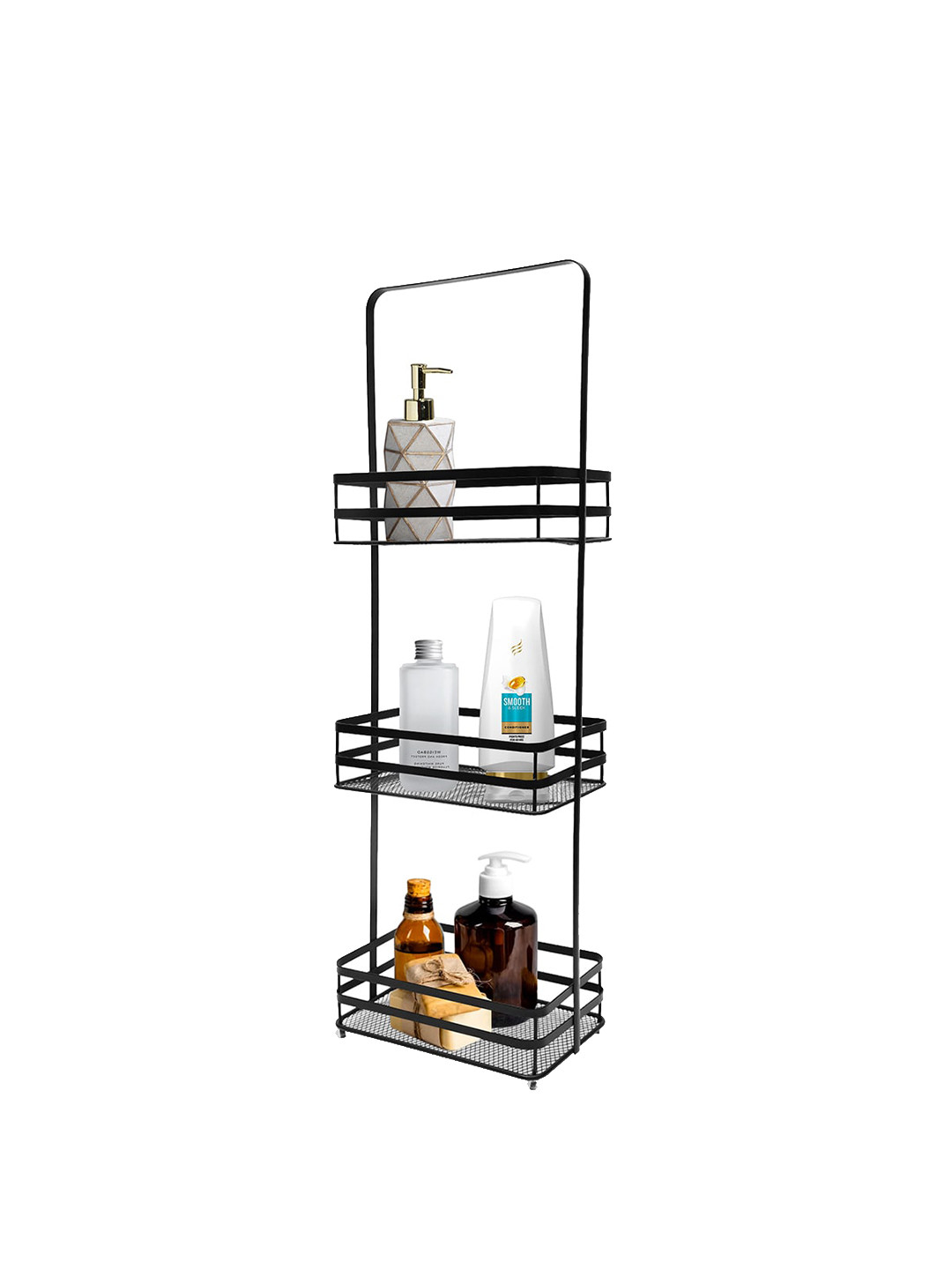 Buy Anko Black 3 Tier Floor Caddy Bathroom Accessories for Unisex