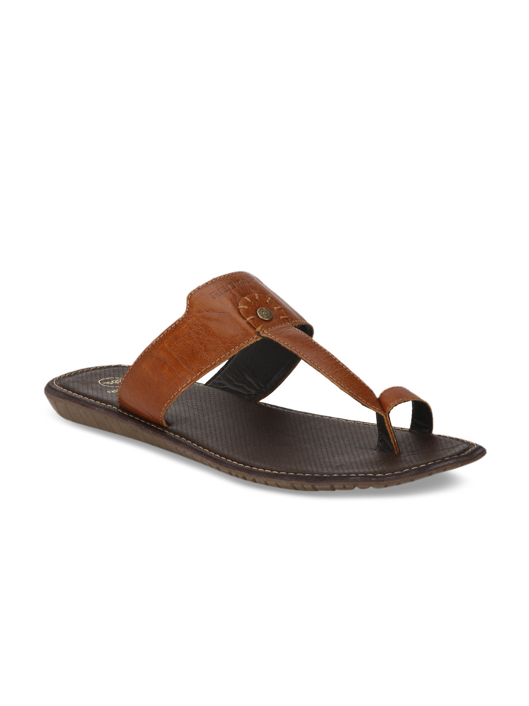 Buy Red Tape Men Tan Leather Fisherman Sandals Sandals for Men