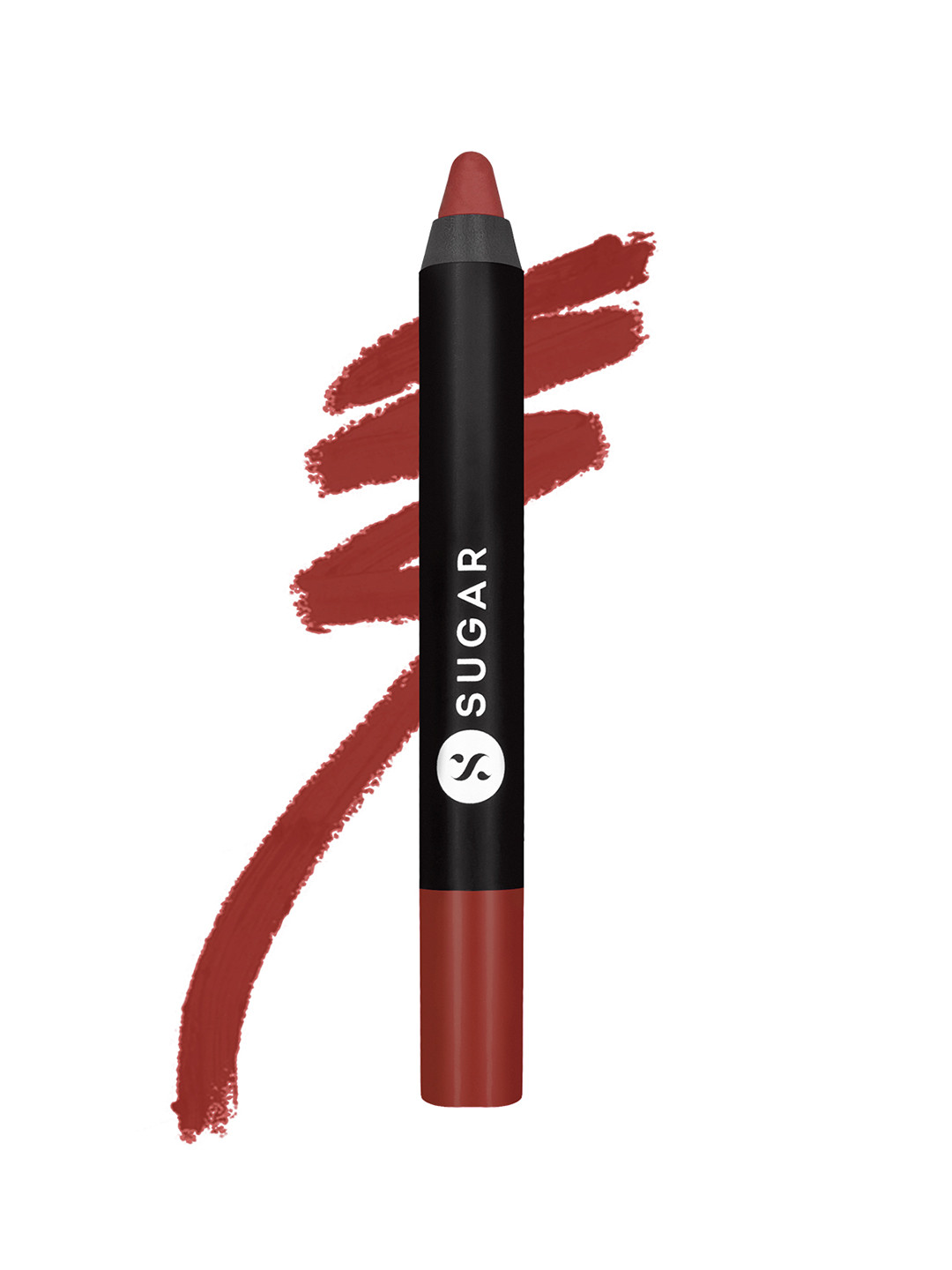 Buy SUGAR Matte As Hell Crayon Lipstick With Sharpener Brandy