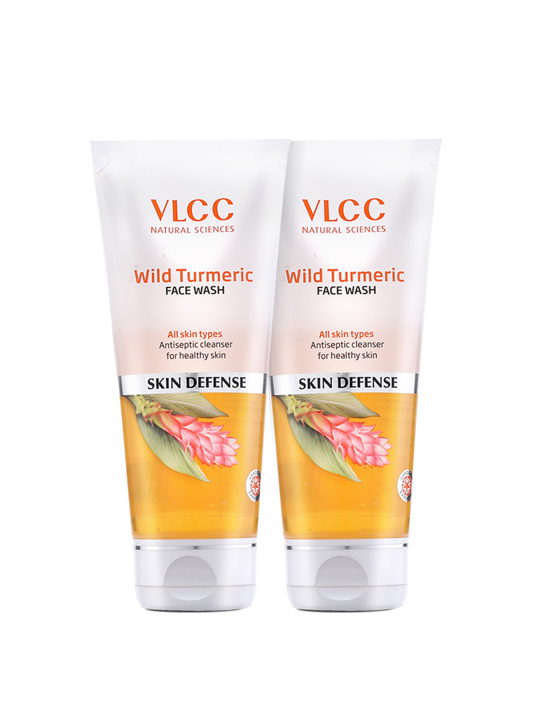 Buy VLCC Set Of 2 Antiseptic Skin Defense Wild Turmeric Face Wash For