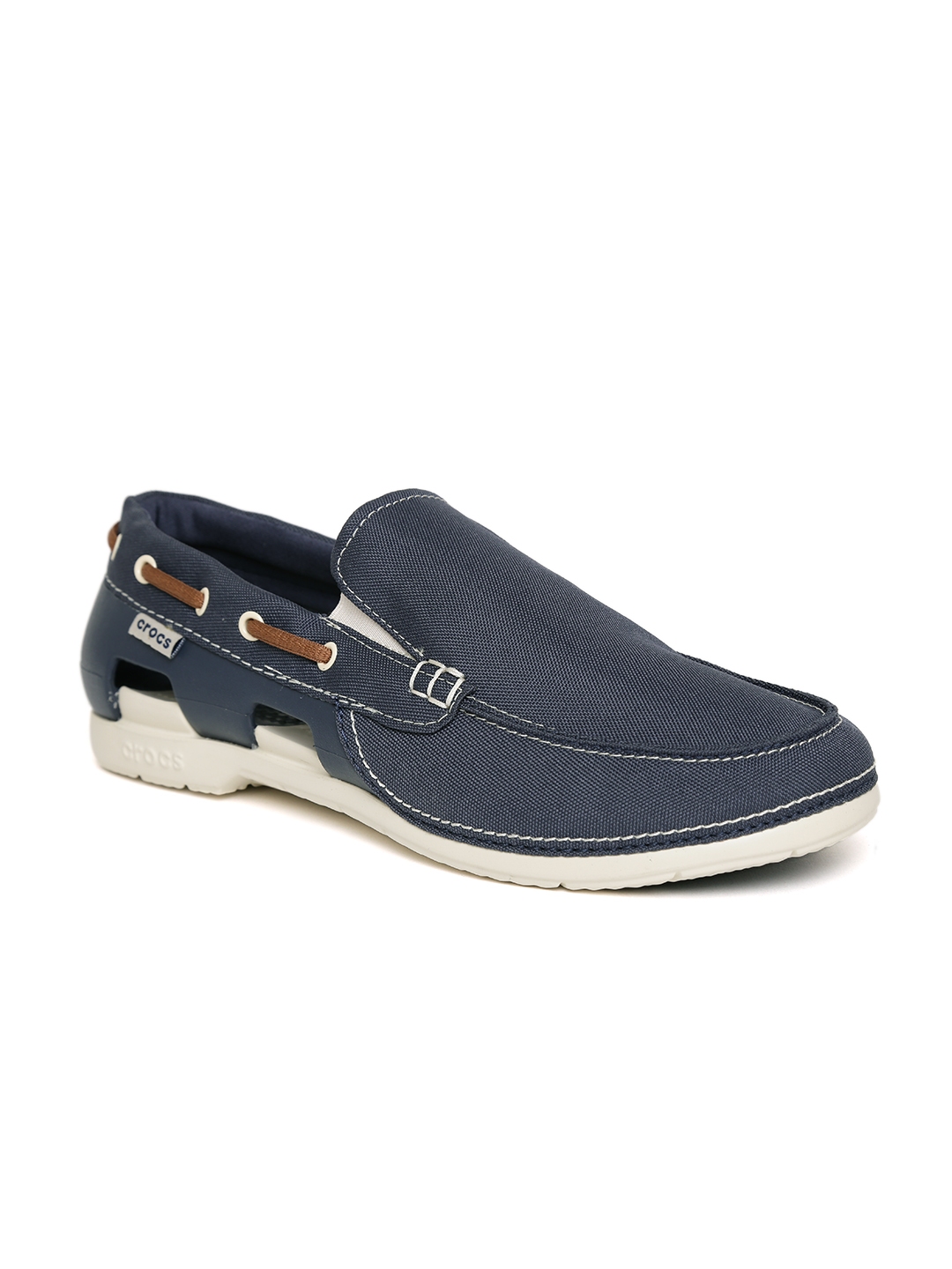 Buy Crocs Men Navy Blue Slip On Sneakers - Casual Shoes for Men 2420898 ...