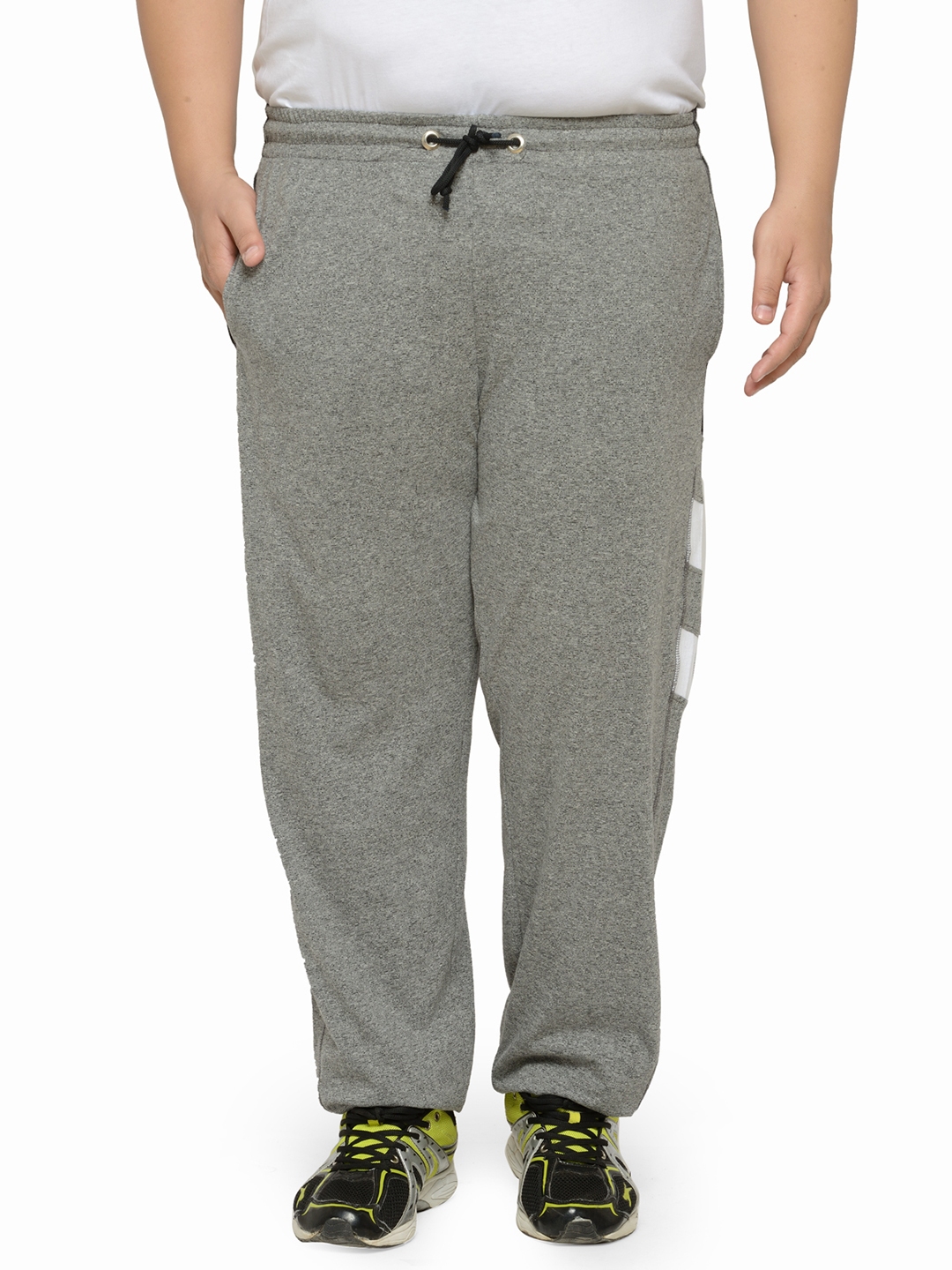 men's grey track pants