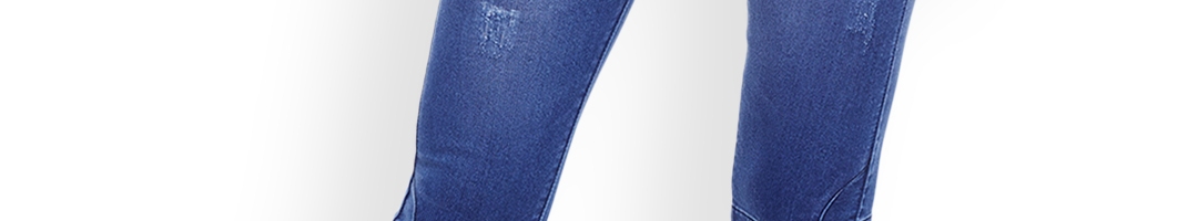Buy Devis Women Blue Solid Skinny Fit Capris - Capris for Women 2421412 ...