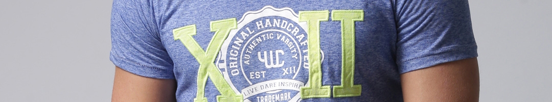 Buy YWC Men Blue Typography Print T Shirt - Tshirts for Men 2421476 ...