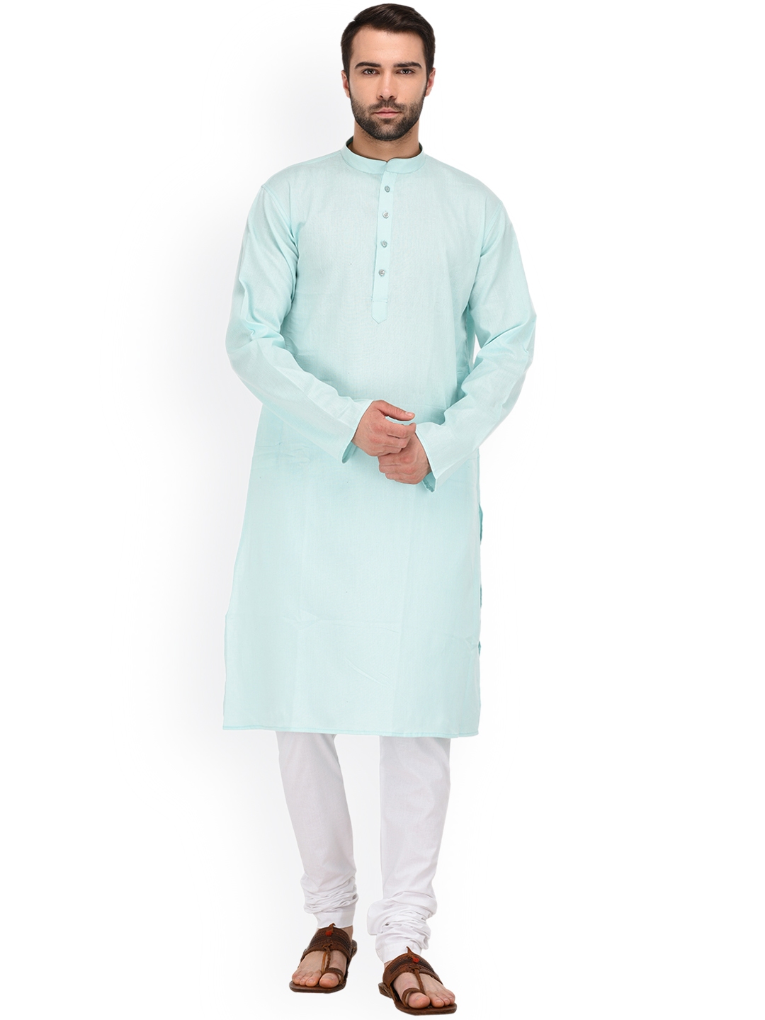 light green kurta white pajama