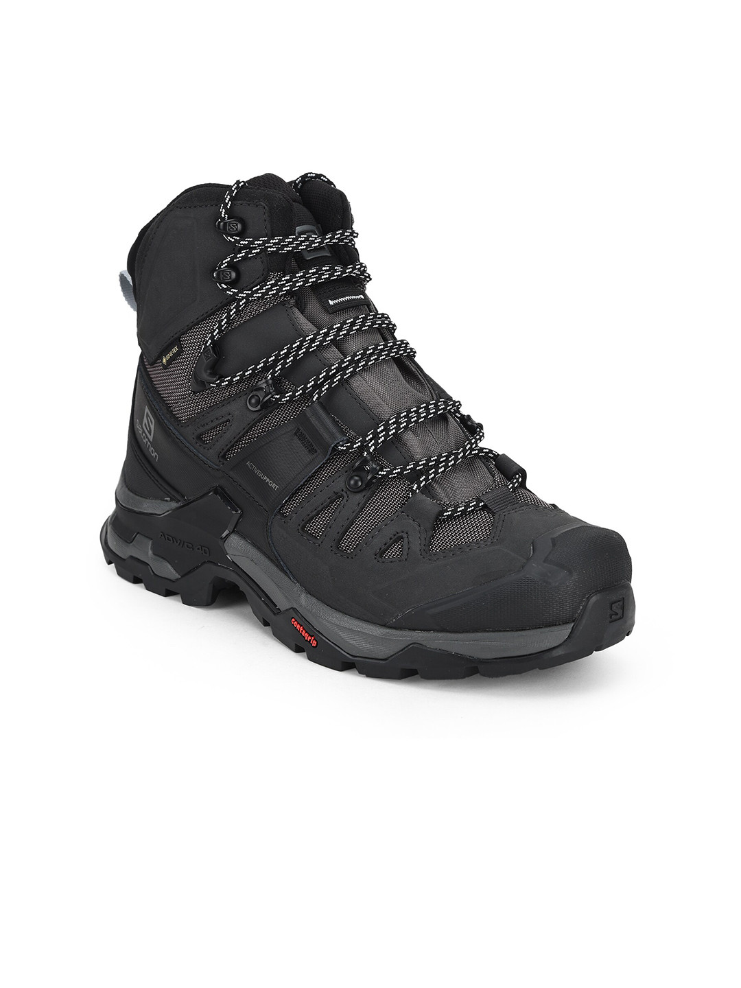 Buy Salomon Men Leather Contagrip Lace Up Trekking Shoes - Sports Shoes ...