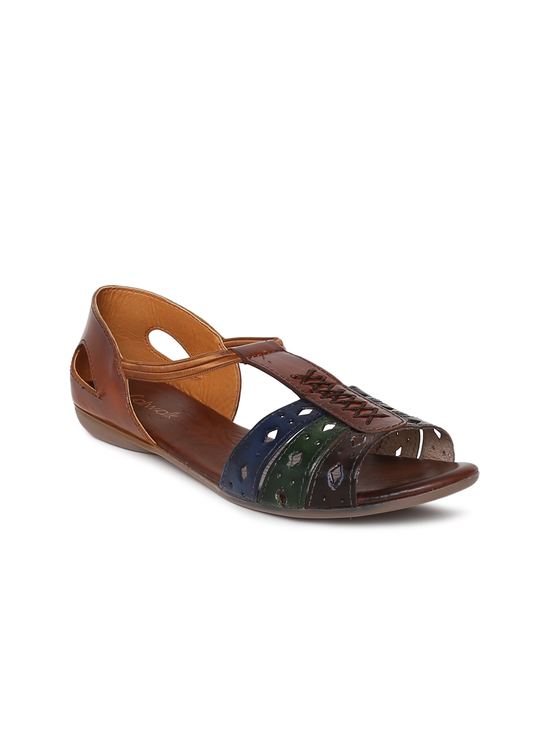open toe flats myntra