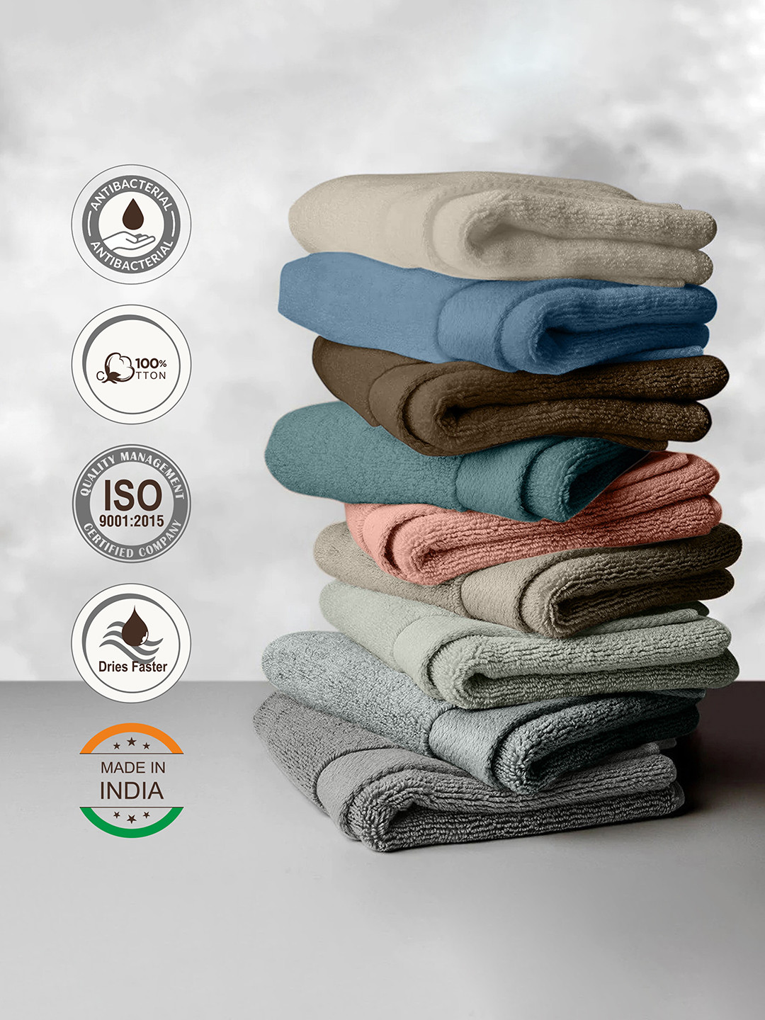 Buy LABHAM Rose 4 Pieces 450 GSM Pure Cotton Hand Towels Hand Towels for Unisex 24227522 Myntra