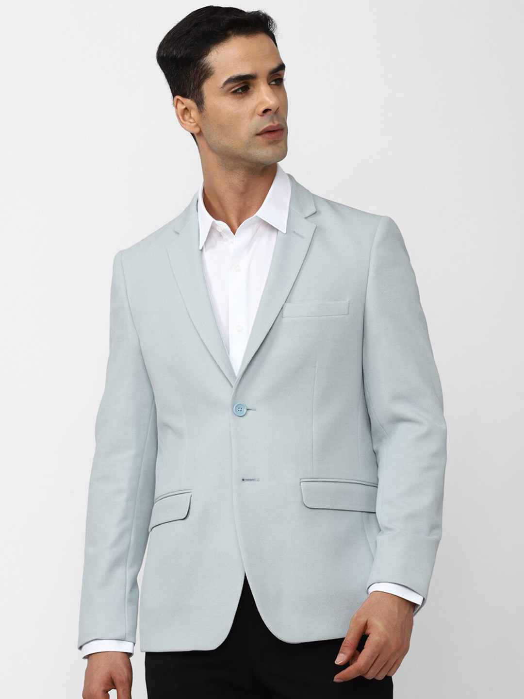 Buy Peter England Elite Slim Fit Single Breasted Formal Blazer