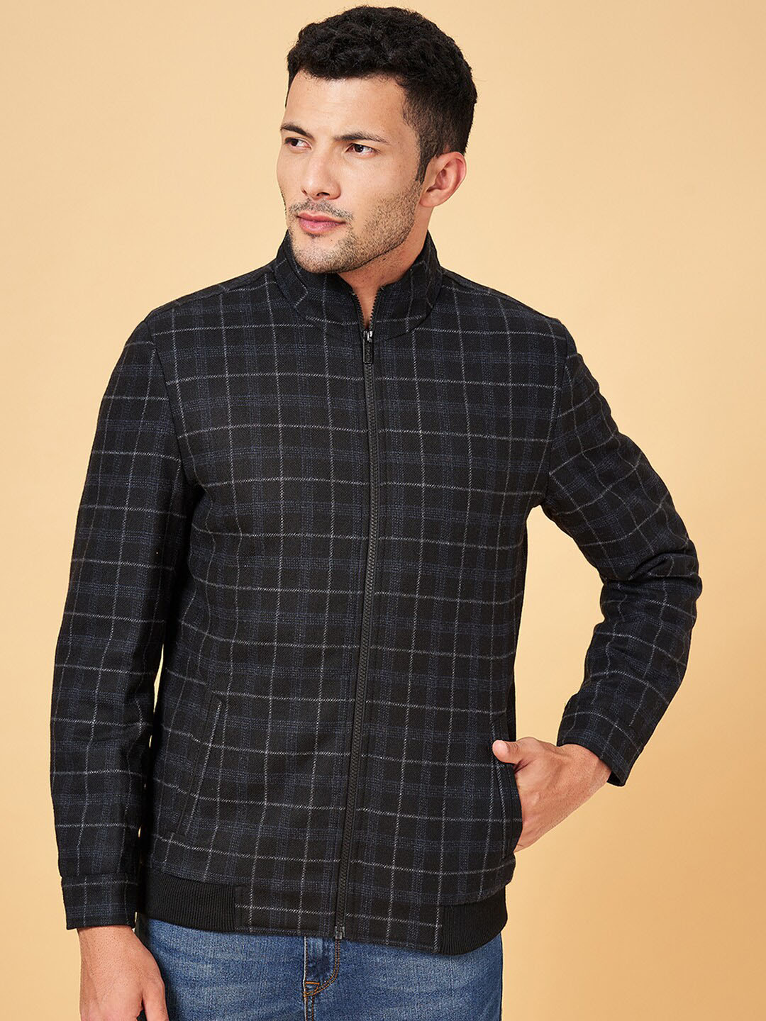 Cayson Men's Checked Jacket - Stylish and Comfortable