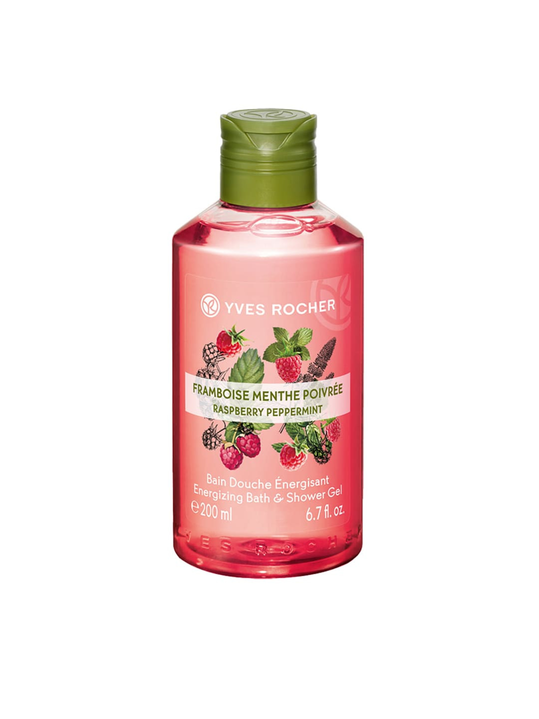 Buy YVES ROCHER Sustainable Unisex Energizing Raspberry Peppermint Bath