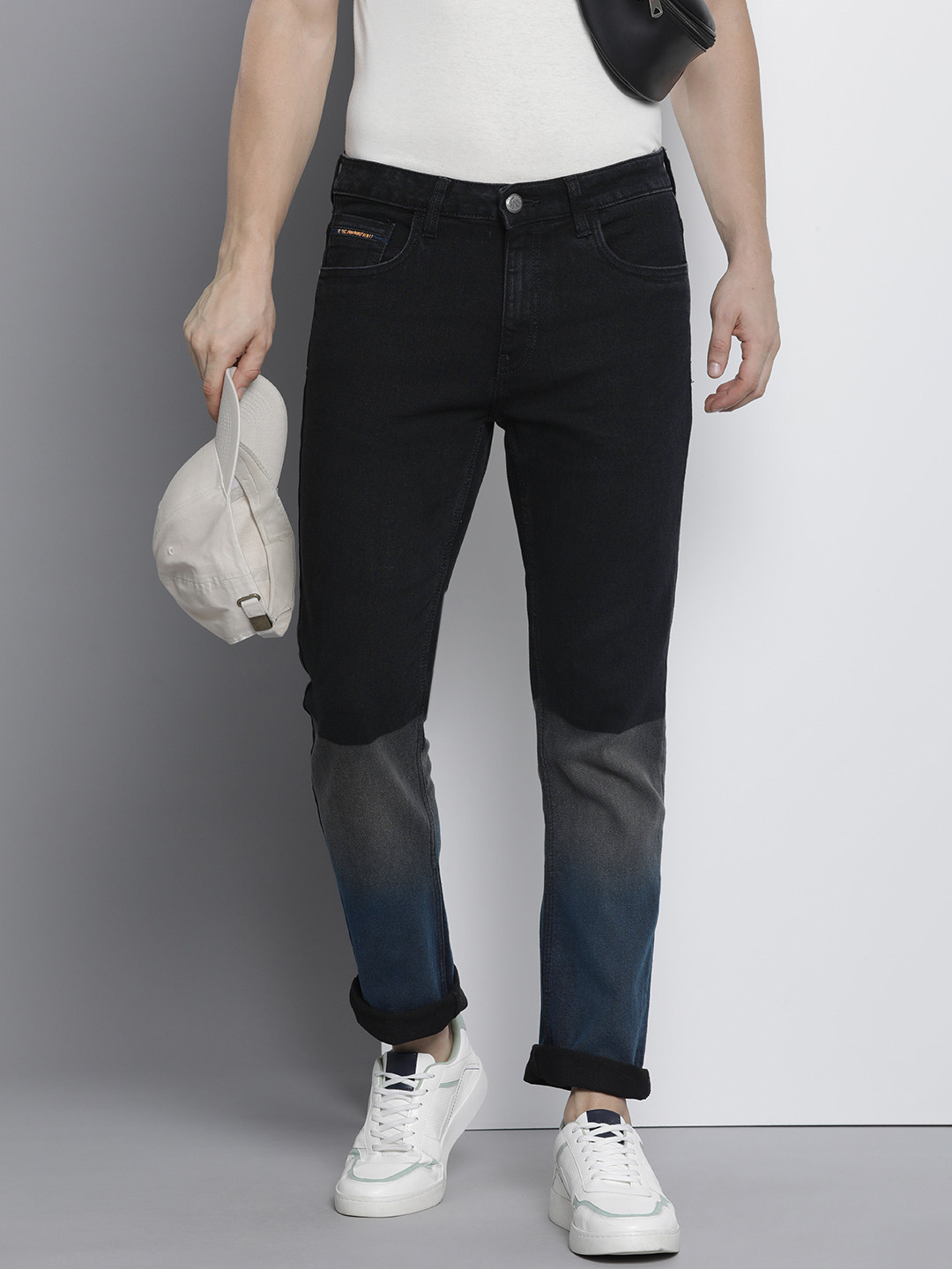 Buy The Indian Garage Co Men Slim Fit Ombre Jeans Jeans for Men