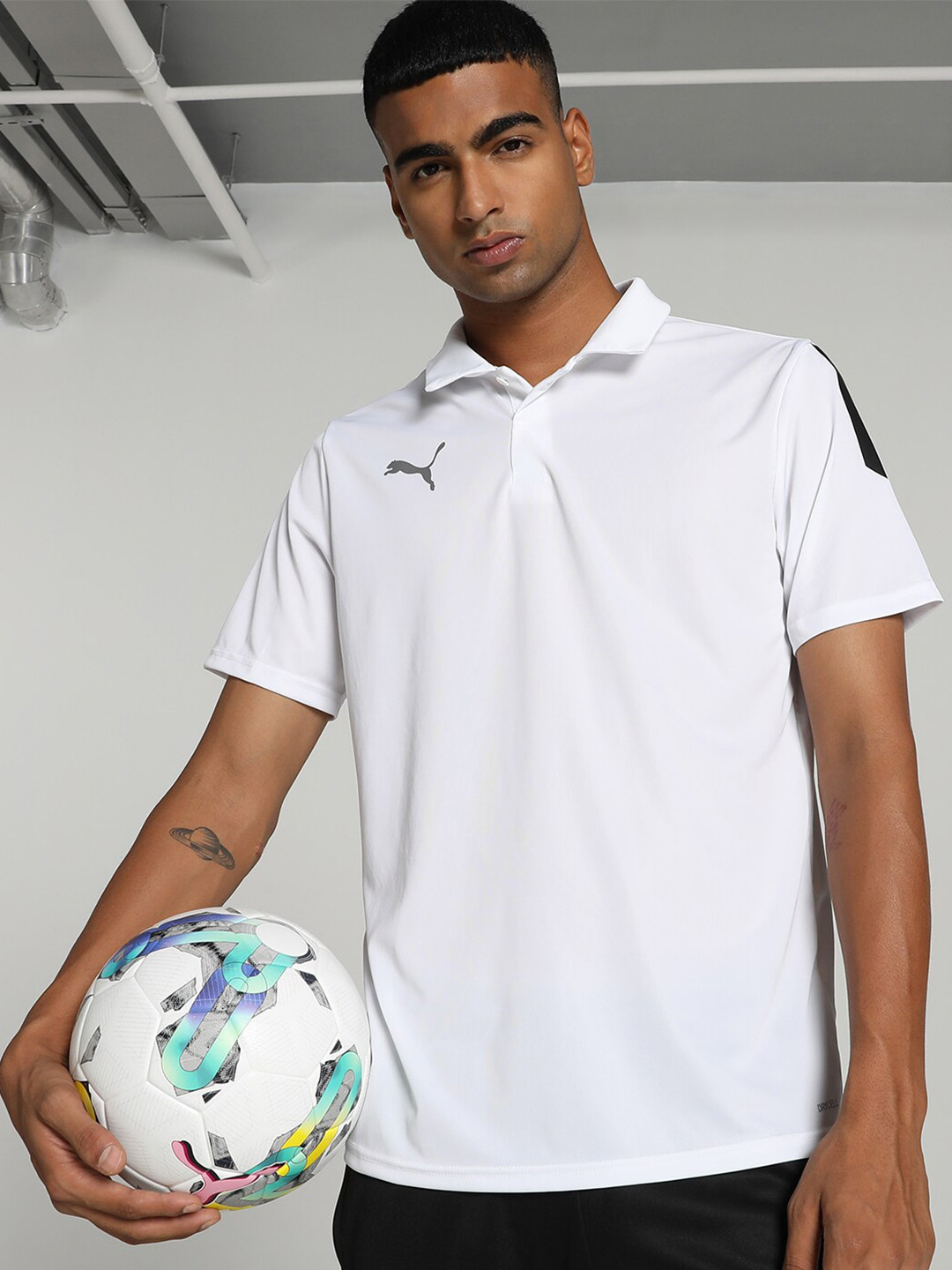 Buy Puma Men Football Polo Collar T Shirt - Tshirts for Men 24256928 ...