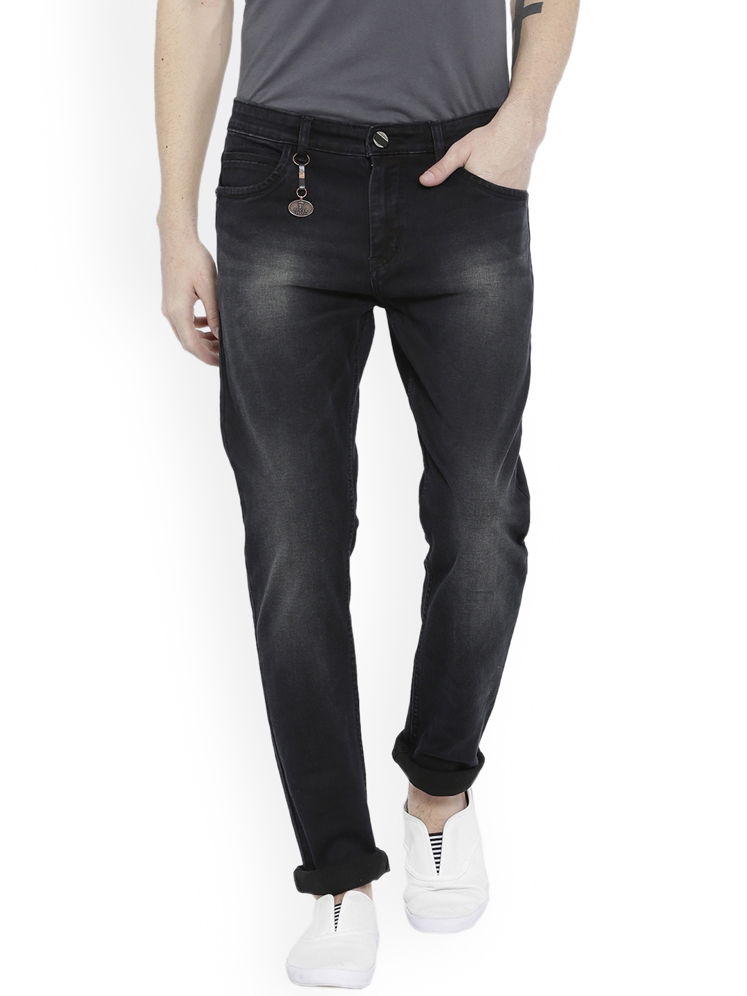 black stretchable jeans