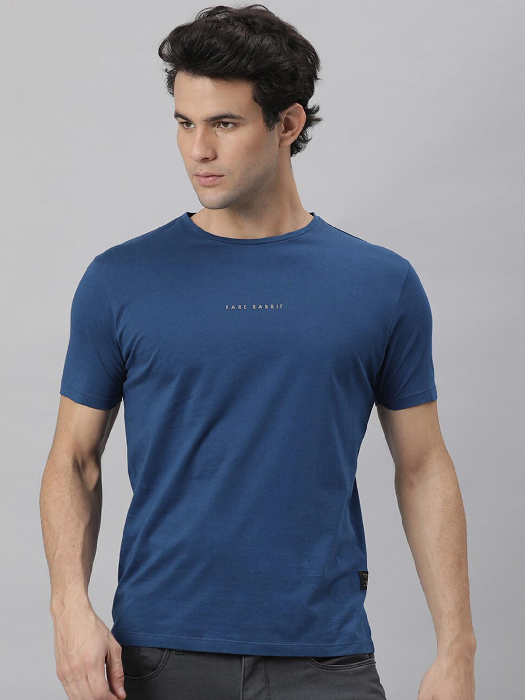 Rare Rabbit T Buy RARE RABBIT Men Rabbit 4 Round Neck Slim Fit Cotton T Shirt ...