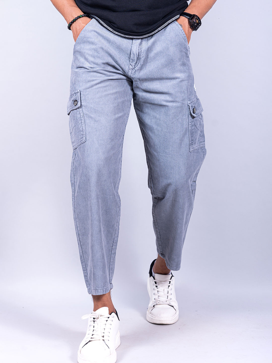 Buy Tistabene Men Relaxed Codrouy Cotton Cargo Trousers - Trousers for ...