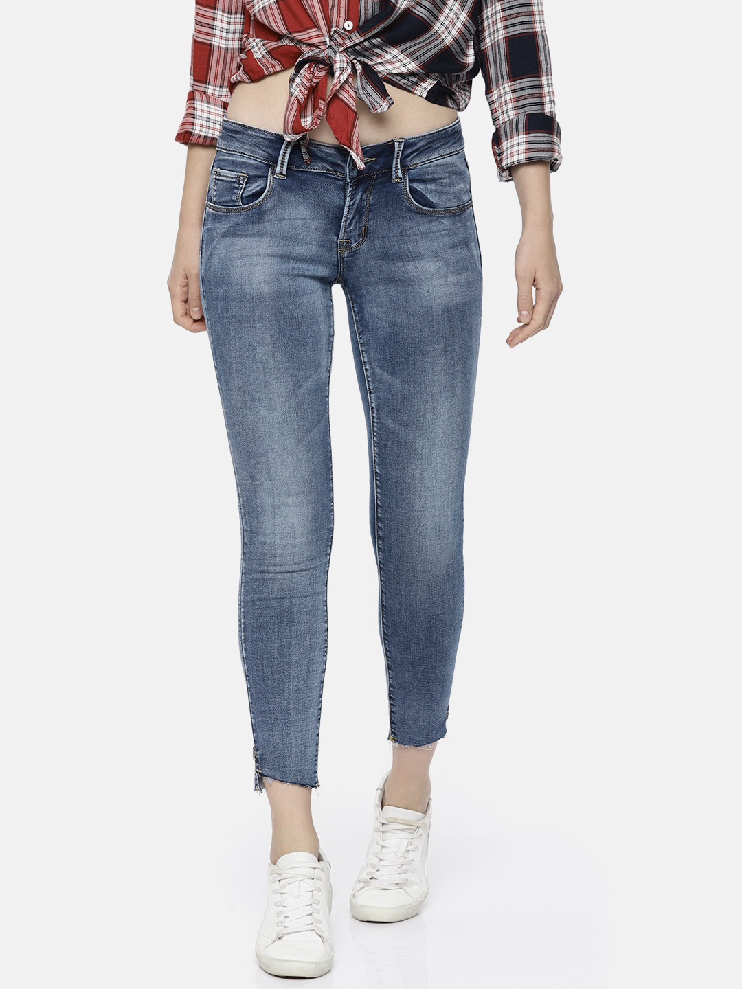 Buy Deal Jeans Women Blue Skinny Fit Mid Rise Clean Look Stretchable Jeans Jeans for Women