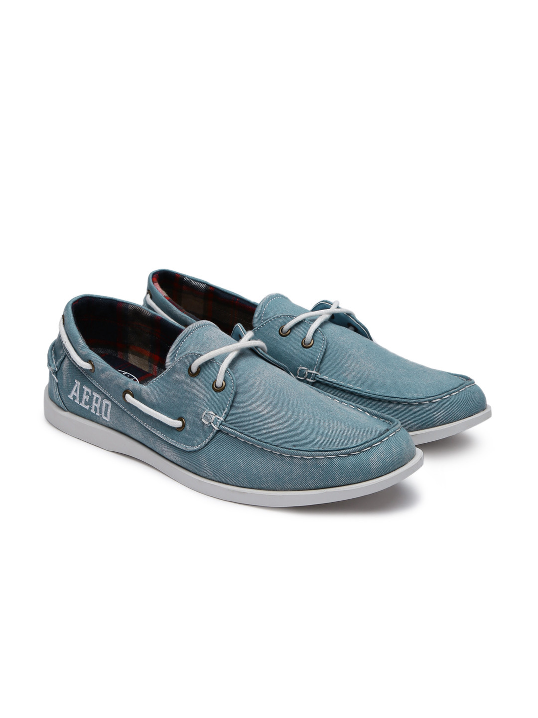 Buy Aeropostale Men Blue Hobuck Boat Shoes Casual Shoes for Men