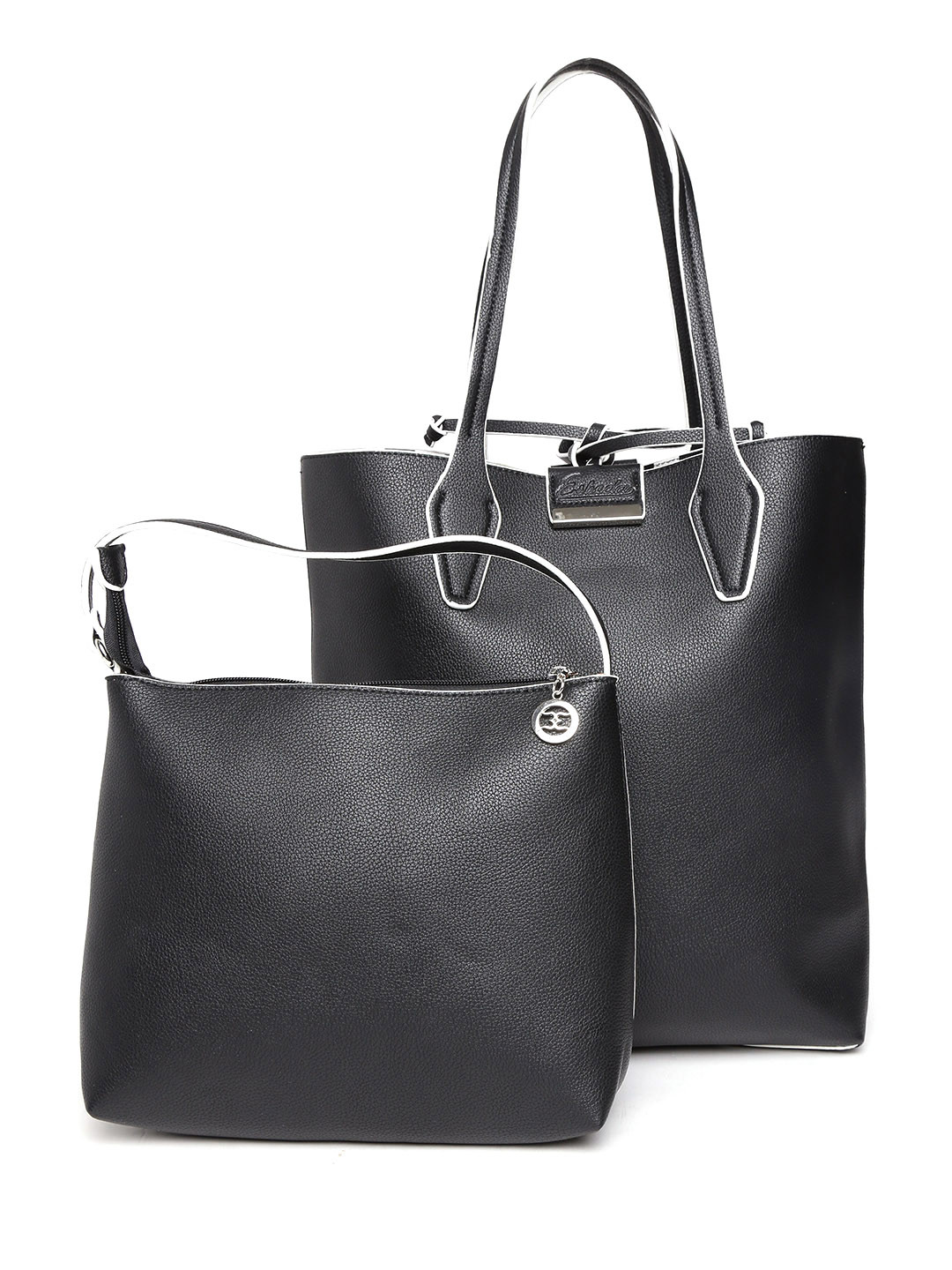 Buy ESBEDA Set Of 2 Black Solid Bags Handbags for Women 2428867 Myntra