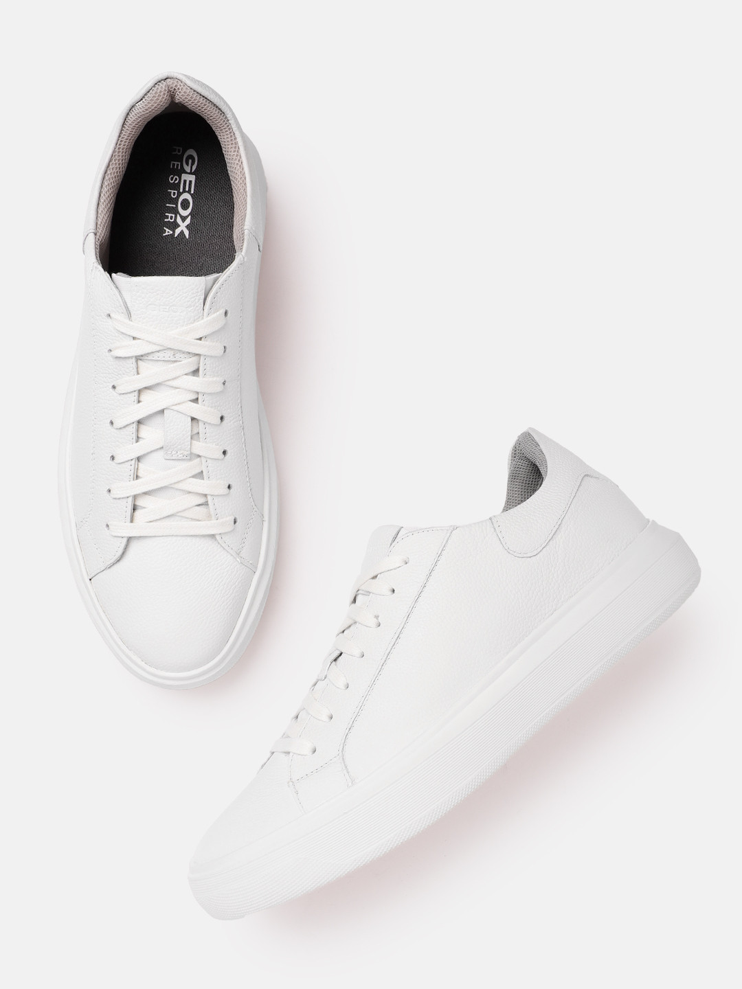 geox white sneakers