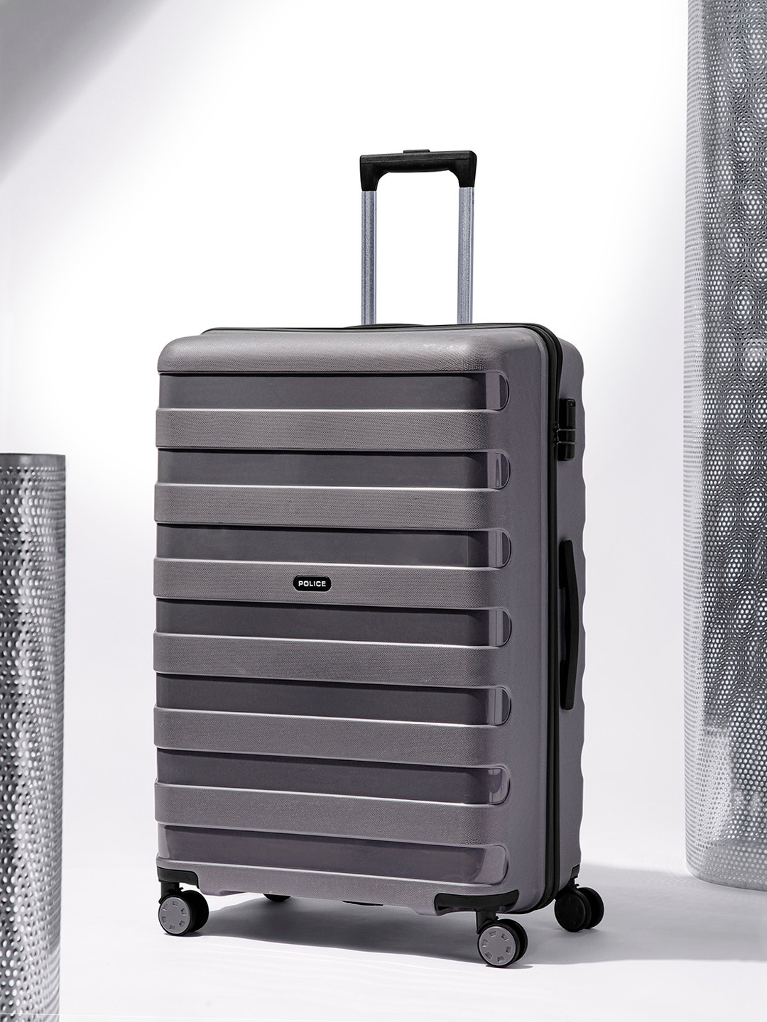 Buy Police Primax Large Trolley Suitcase Trolley Bag for Unisex 24295084 Myntra