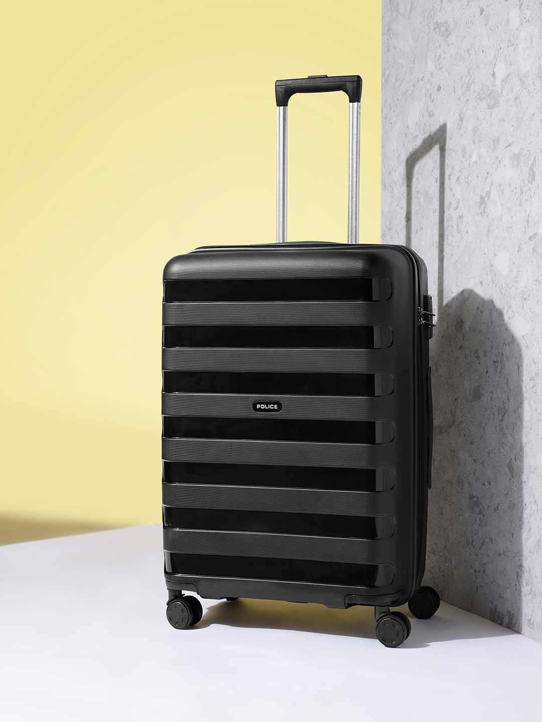 Buy Police Primax Medium Trolley Suitcase Trolley Bag for Unisex 24295092 Myntra