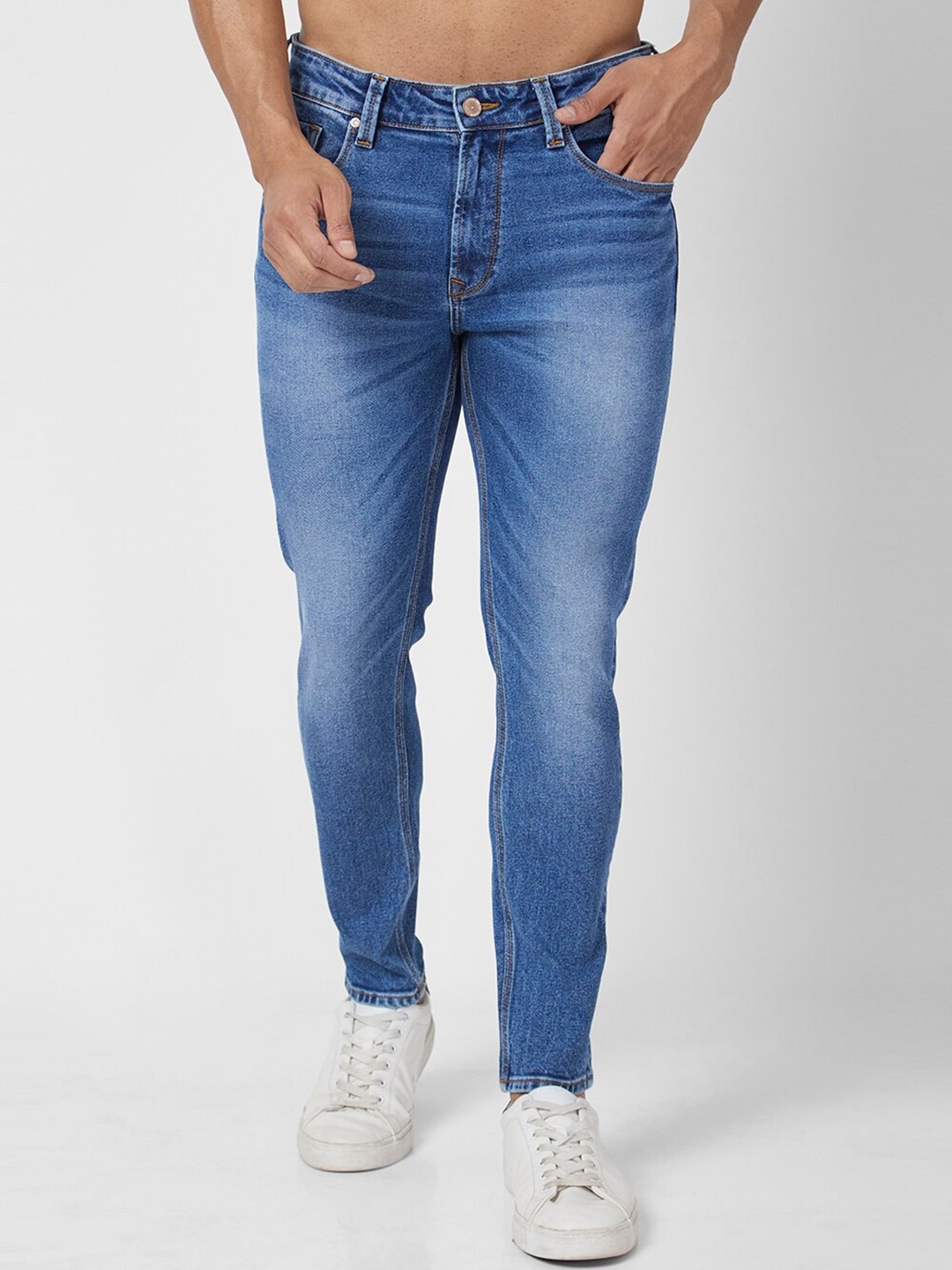 Buy SPYKAR Men Kano Skinny Fit Stretchable Jeans - Jeans for Men ...