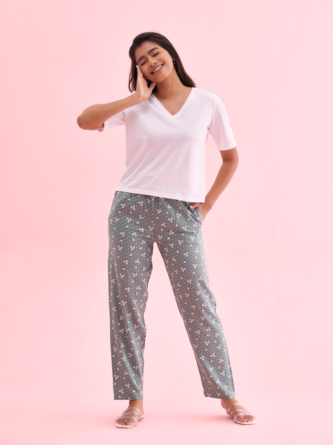 GO LUXE EASY PANT PRINTED