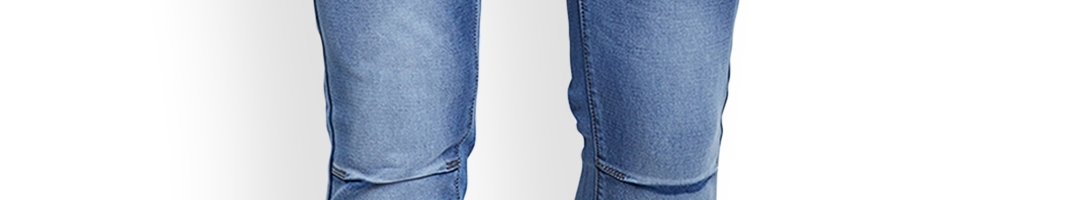Buy Stylox Men Blue Slim Fit Mid Rise Clean Look Stretchable Jeans ...