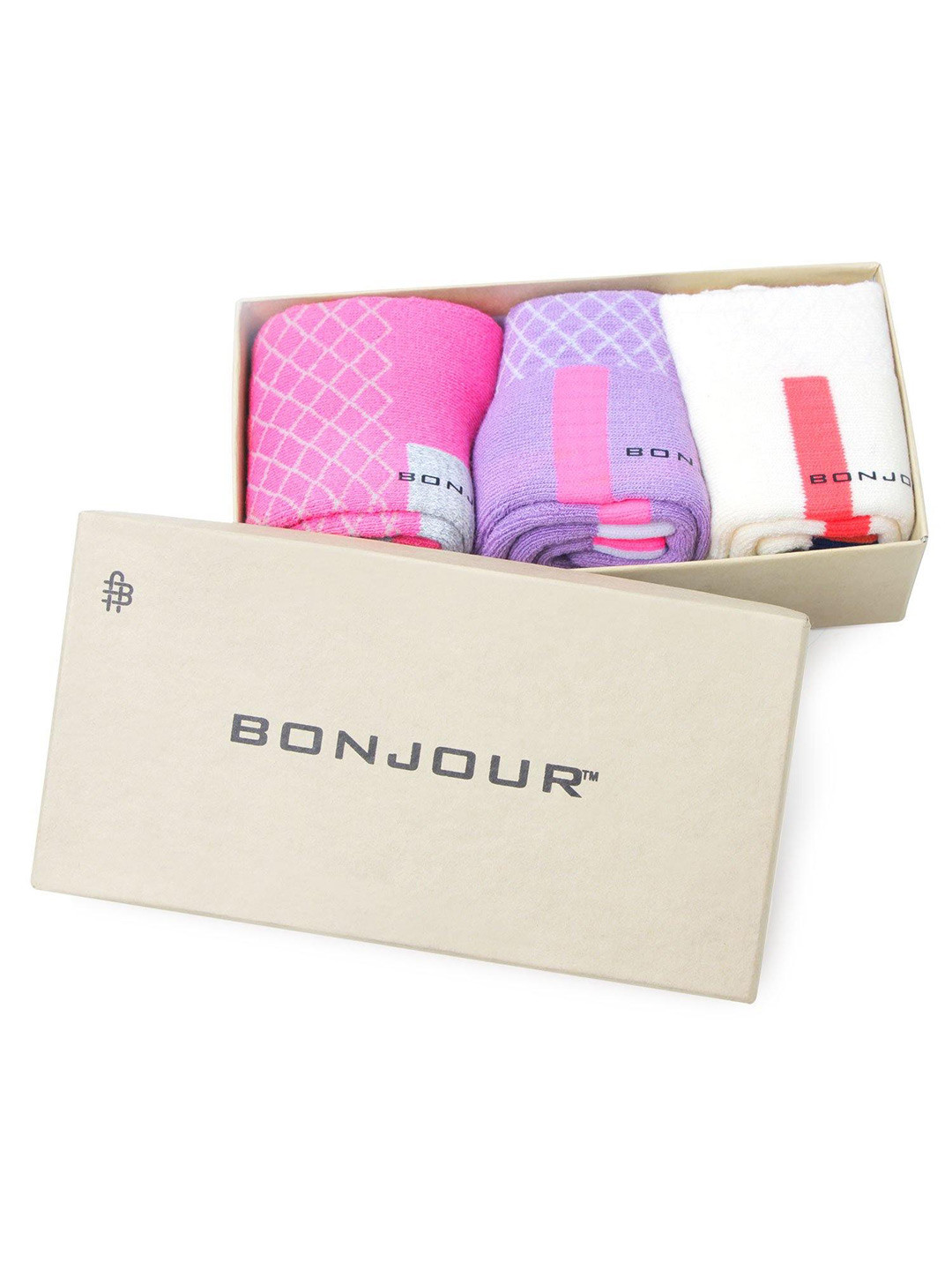Farandole Socks With Hair Bow in Camel by Bonjour