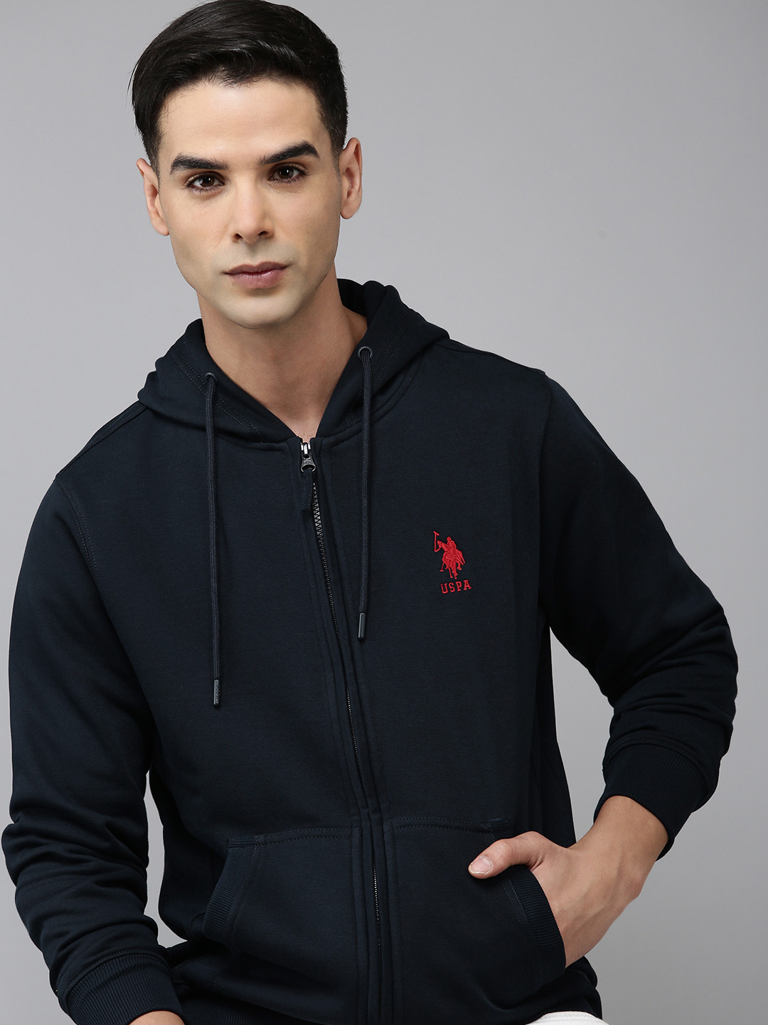U.S. POLO ASSN. White Cotton Men's Sweatshirt main image 1