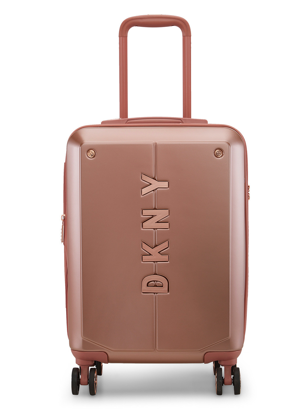 Buy DKNY N.Y.C 56 Cm Rose Gold Hard Sided Cabin Luggage Trolley Bag