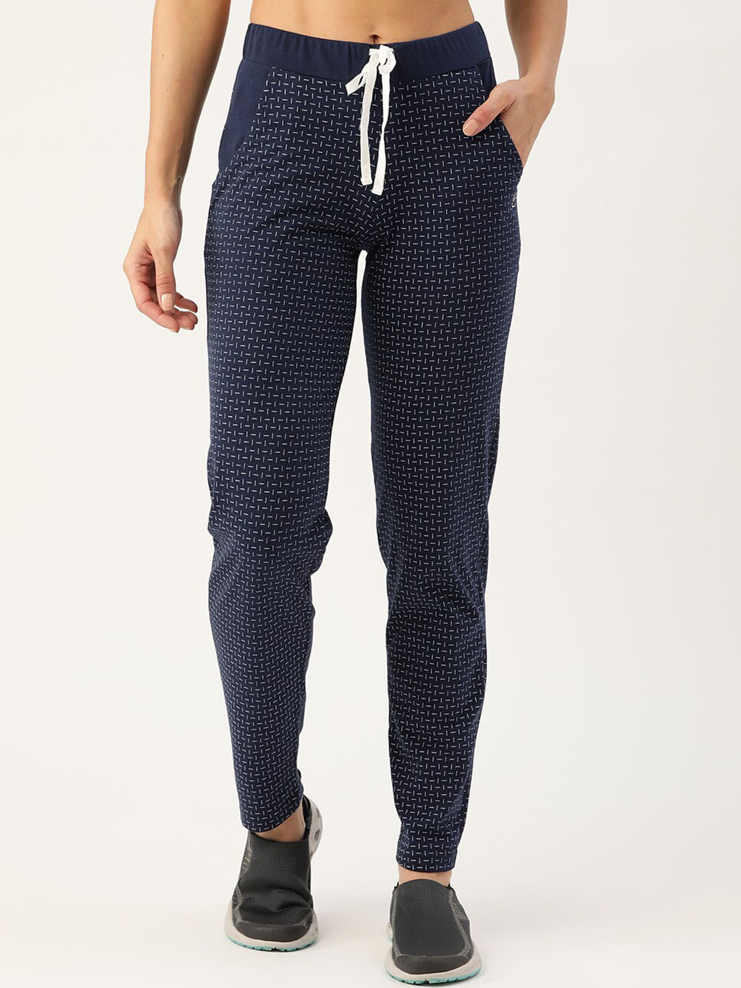 Teefey Track Pants W Logo Tape Trousers Female