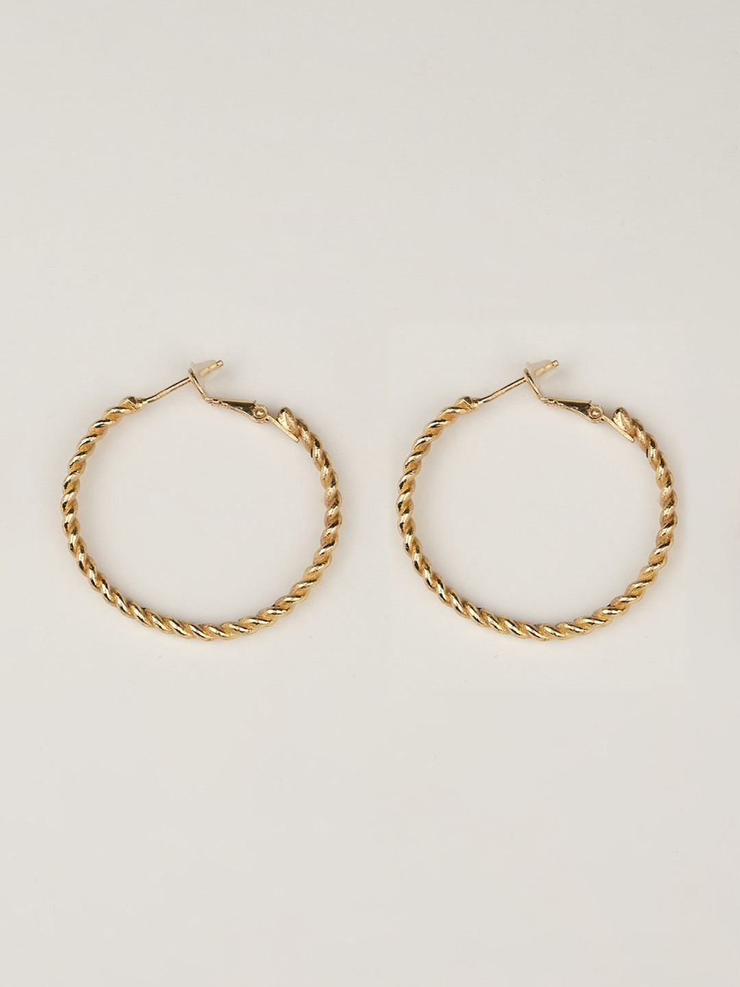 Buy XPNSV Gold Plated Twirl Hoops Earrings for Women 24332948 Myntra