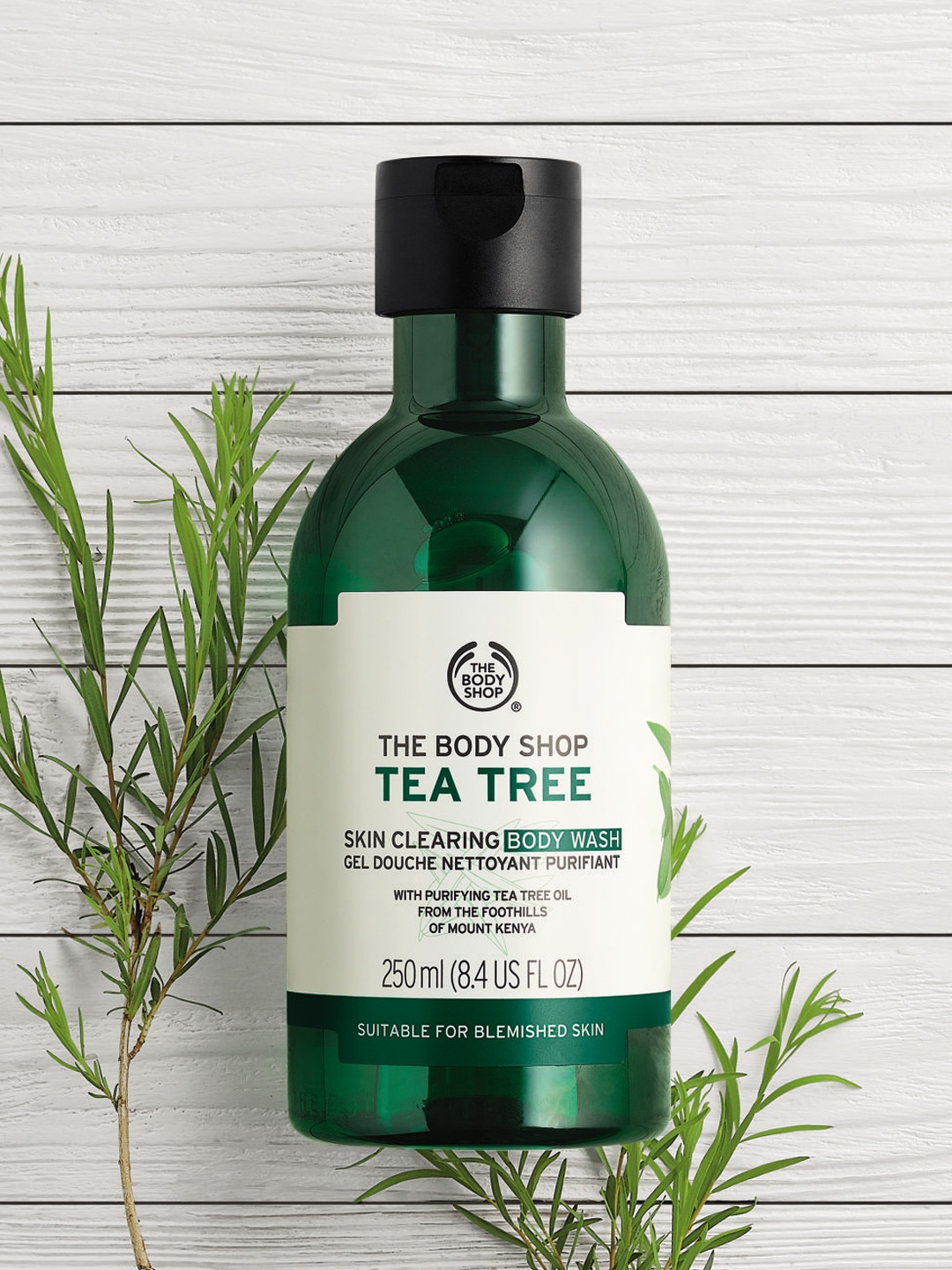Buy The Body Shop Unisex Skin Clearing Body Wash Tea Tree 250 Ml - Body ...