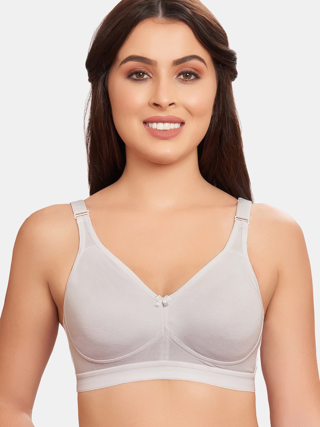 Buy MAROON Cotton Seamless Full Coverage Bra All Day Comfort Bra for