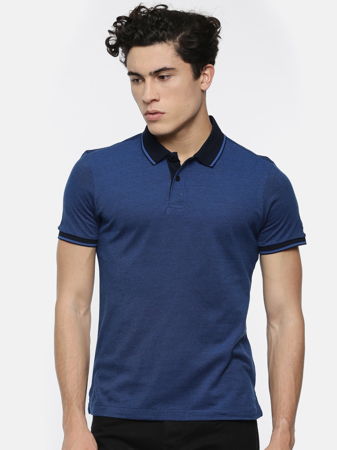 myntra mens collar t shirt
