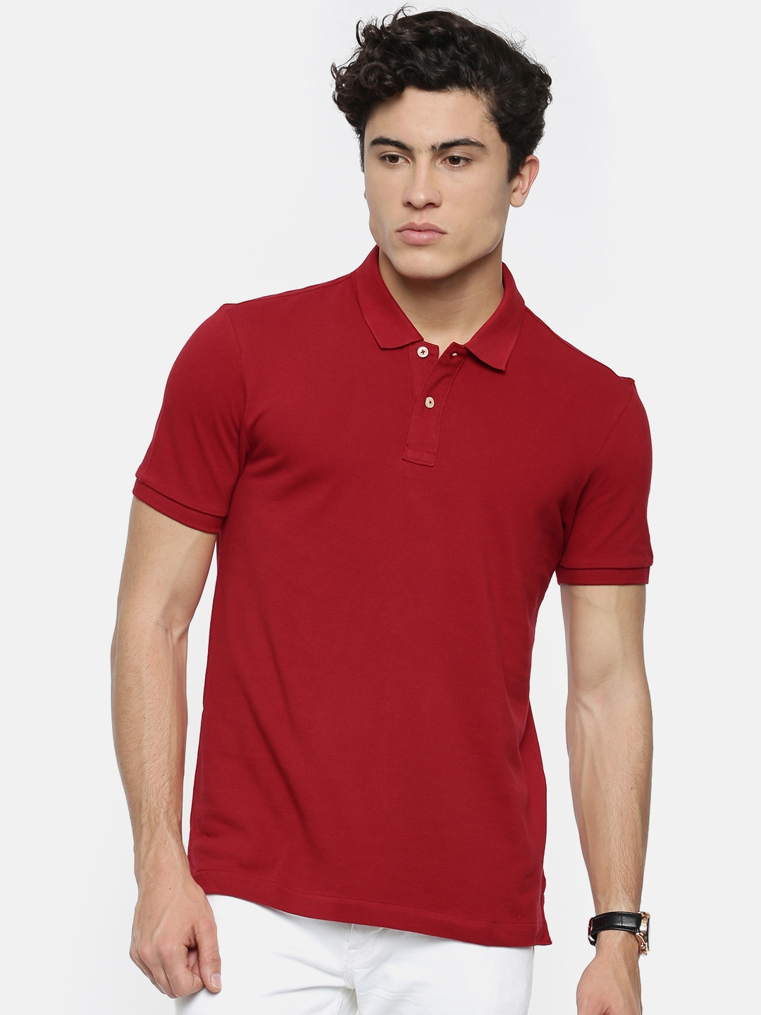 myntra mens collar t shirt
